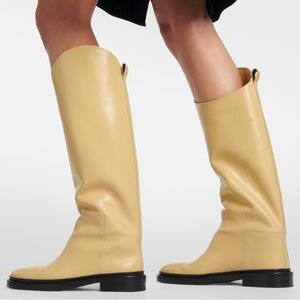Jil Sander Leather Over The Knee Boots